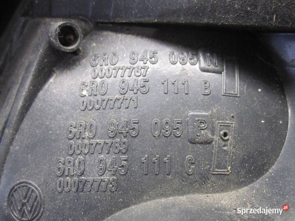 VW POLO 6R lampa lewa tył 6R0945257B 00078139 Lampy tylne