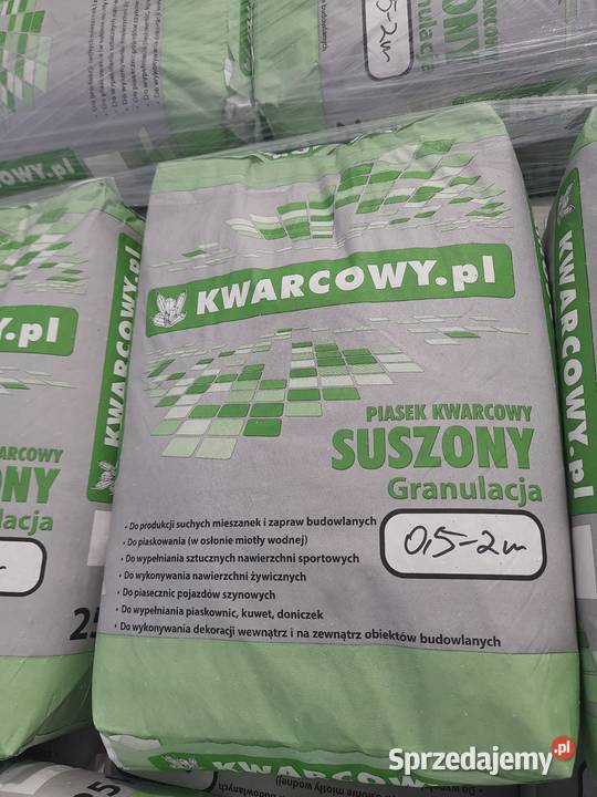 3 warianty Piasku Kwarcowego suchego