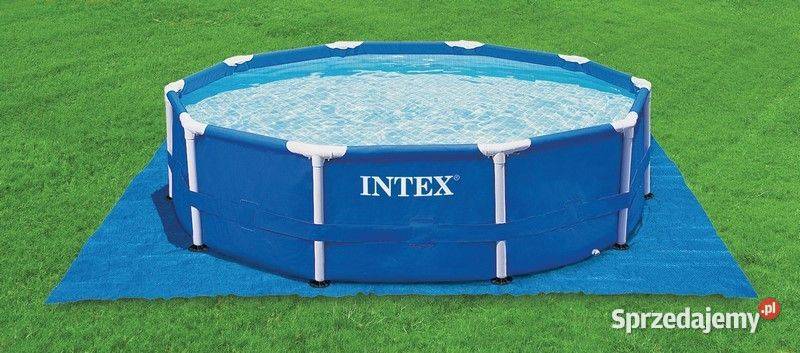 Duża mata podkład pod basen 472x472 INTEX 28048 Poznań