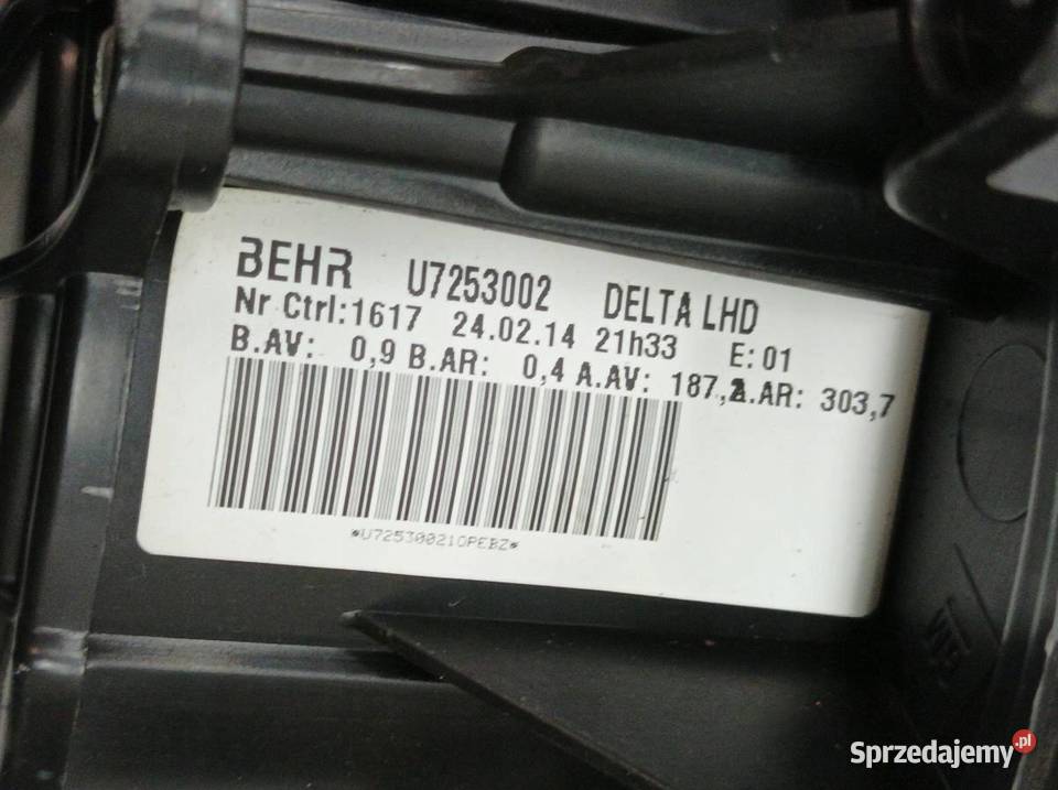 DMUCHAWA NAWIEWU REZYSTOR KPL U7253002 13503201