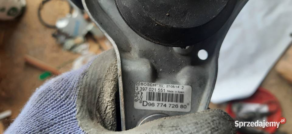 MECHANIZM WYCIERACZEK PEUGEOT 508 I 9677472680 osobowe