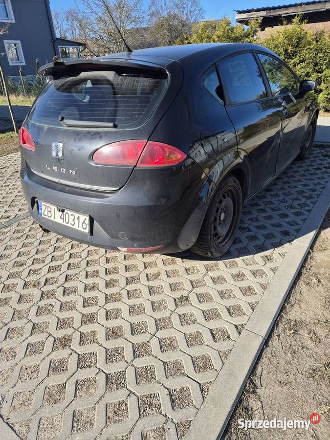 Seat Leon 2 uszkodzony czarny Białogard sprzedam