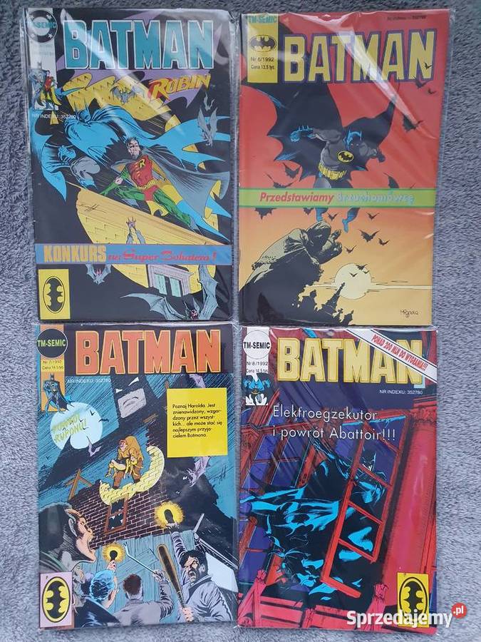 Batman zestaw 7 komiksów TM Semic rocznik 1992 Gdynia