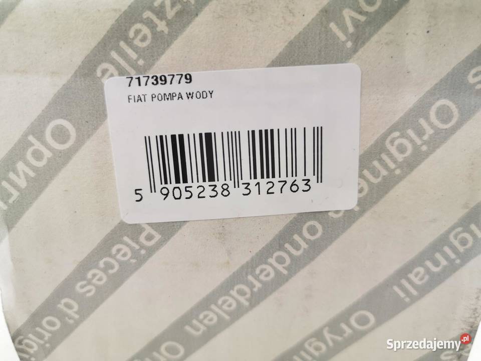 POMPA WODY ALFA ROMEO 159 0511 FIAT CROMA 18 Pompy wody