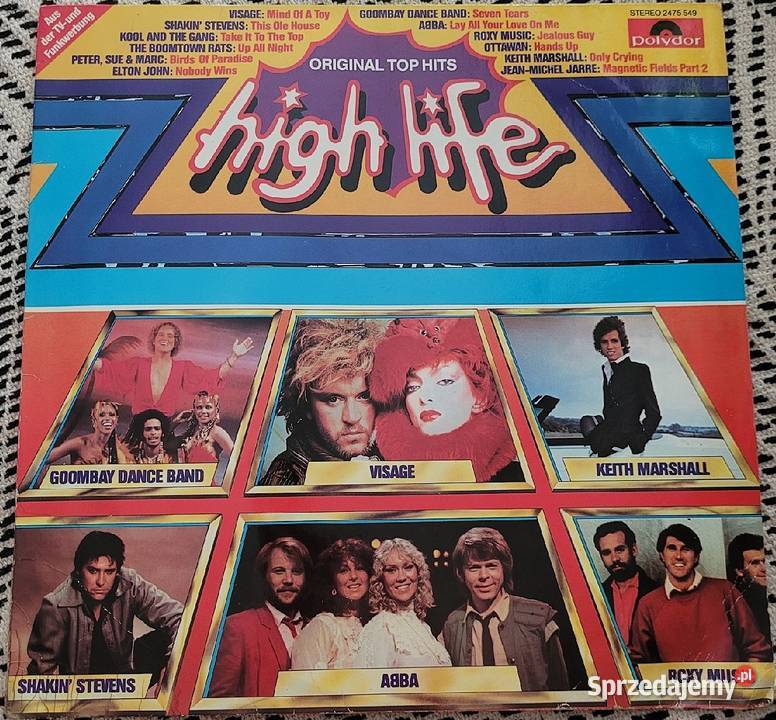 High Life Original Top Hits ABBA Shakin Stevens płyta winylowa