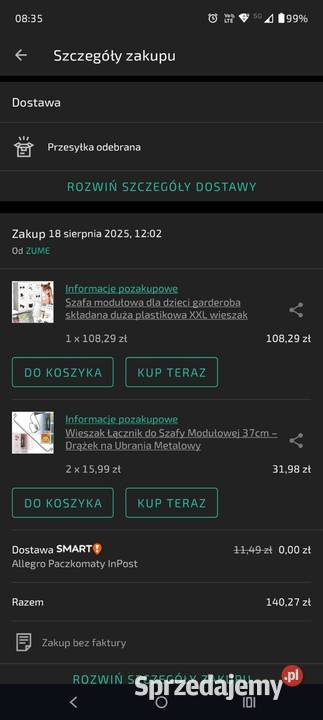 Regał dziecięcy składany Zabrze