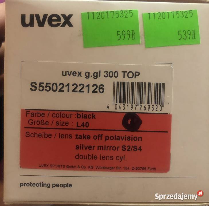 Gogle narciarskie snowboardowe Uvex Ggl 300 TOP Kraków