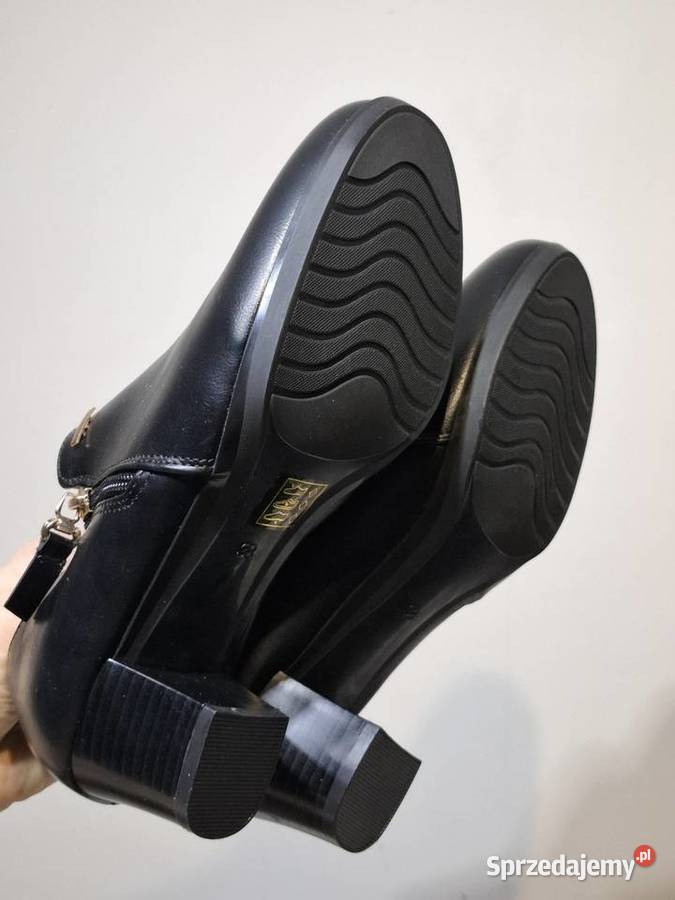 RS 37 półbuty czarne damskie nowe Kraków