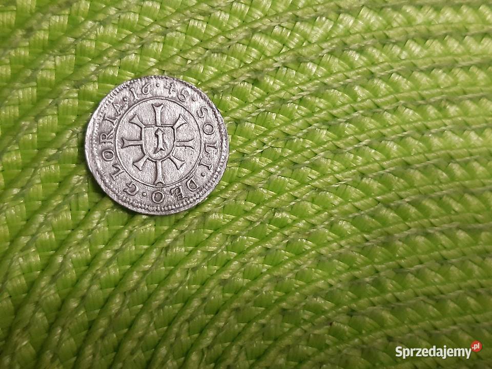 moneta srebrna Bawarii z 1648r Numizmatyka Kolekcje Łomża