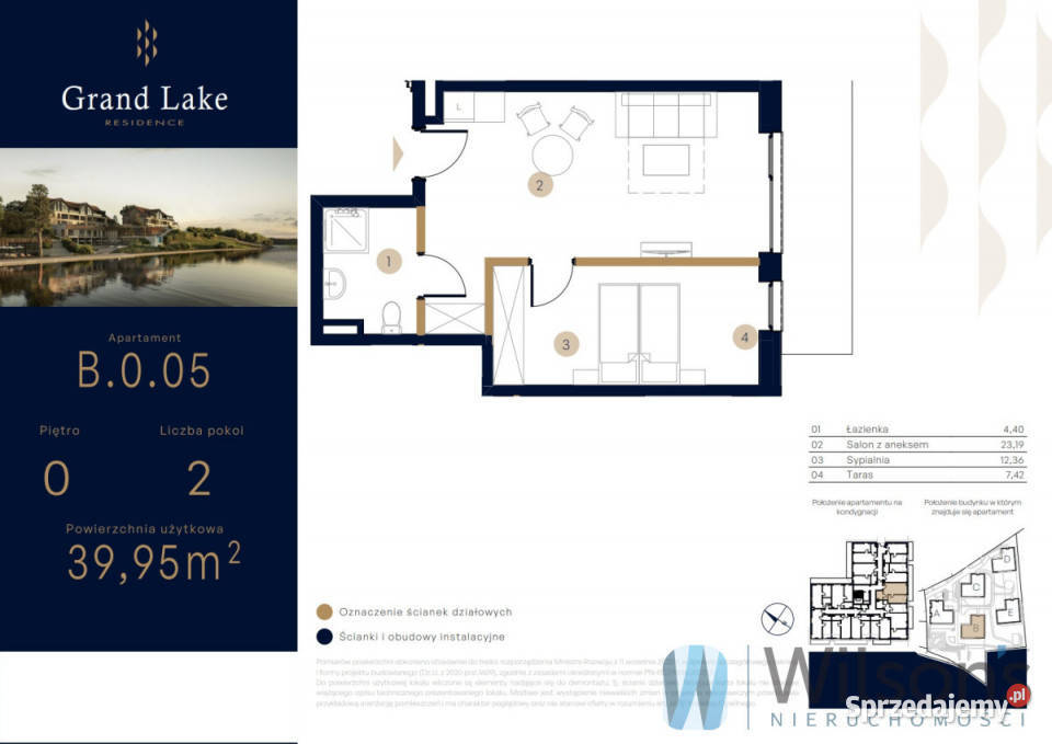 Mieszkanie Mikołajki Michała Kajki 3995m2
