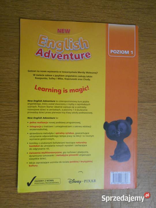 English Adventure podręcznik klasy 03 miękka Parczew sprzedam