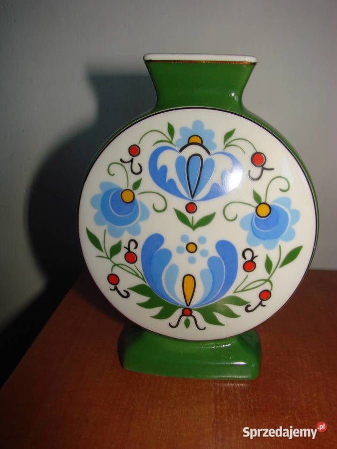 Lubiana wzór kaszubski wazonik PRL Pruszcz Gdański sprzedam