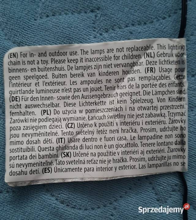 Lampki choinkowe 800 LED zewnętrzne i wewnętrzne Małkinia Górna sprzedam