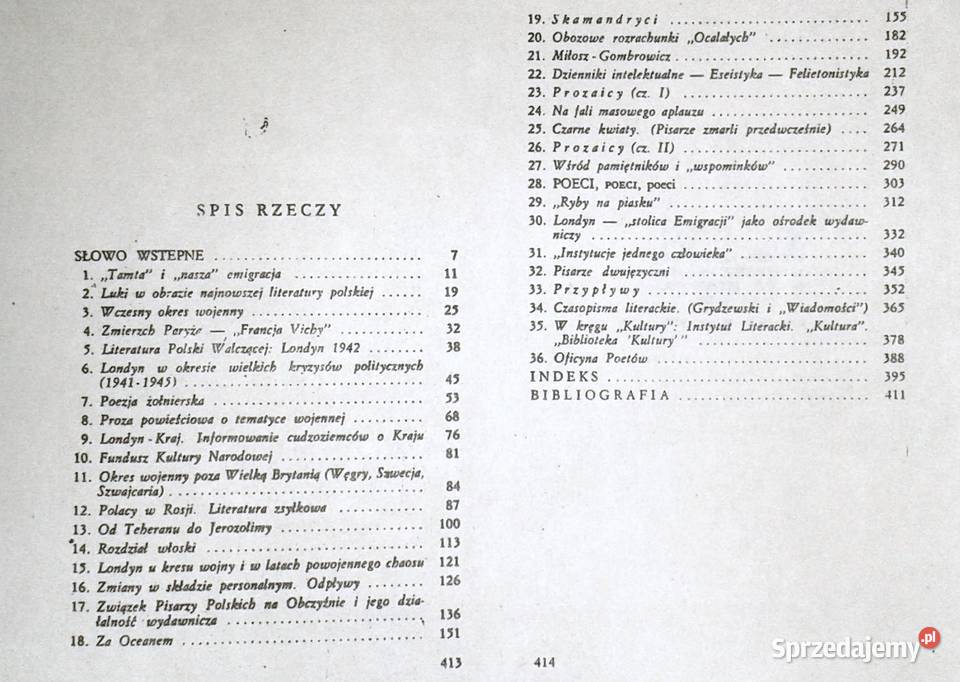 Szkice o literaturze emigracyjnej Maria D Chełm