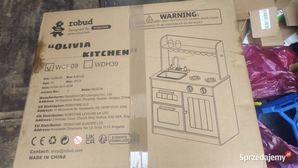 Drewniana kuchnia robud olivia kitchen wcf09 Pozostałe Książ Wielkopolski