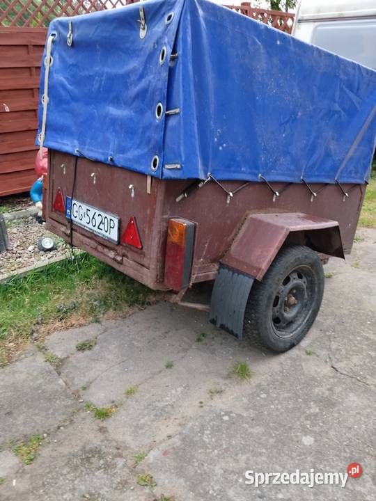 Sprzedam przyczepka Sam zarejestrowana dmc 750 Przyczepy i naczepy Grudziądz sprzedam