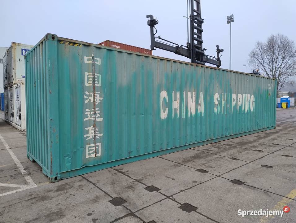 Kontener morski 40HC 12m Pewny Kontener Katowice