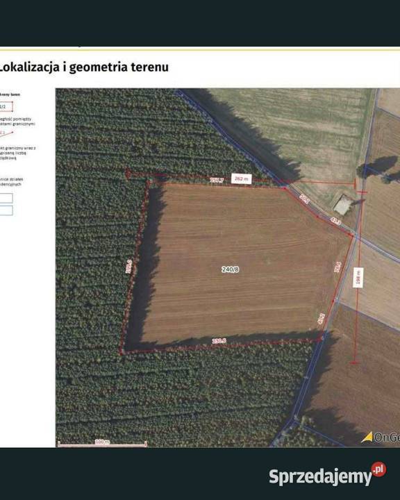 Działka przemysłowa Mieczownica gm Ostrowite