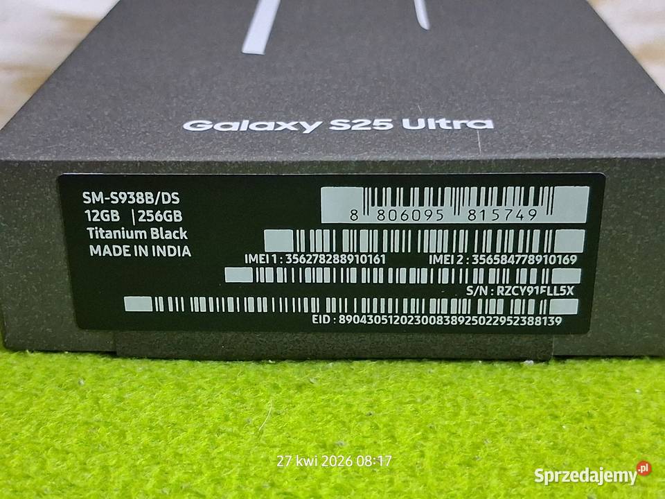 Samsung Galaxy S25 Ultra 5G 12256GBDS z Media Telefony i Akcesoria Stargard