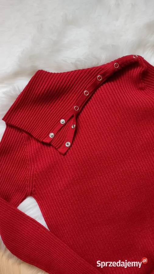 Golf w prążki bordowy SM Energie golf małopolskie Olkusz