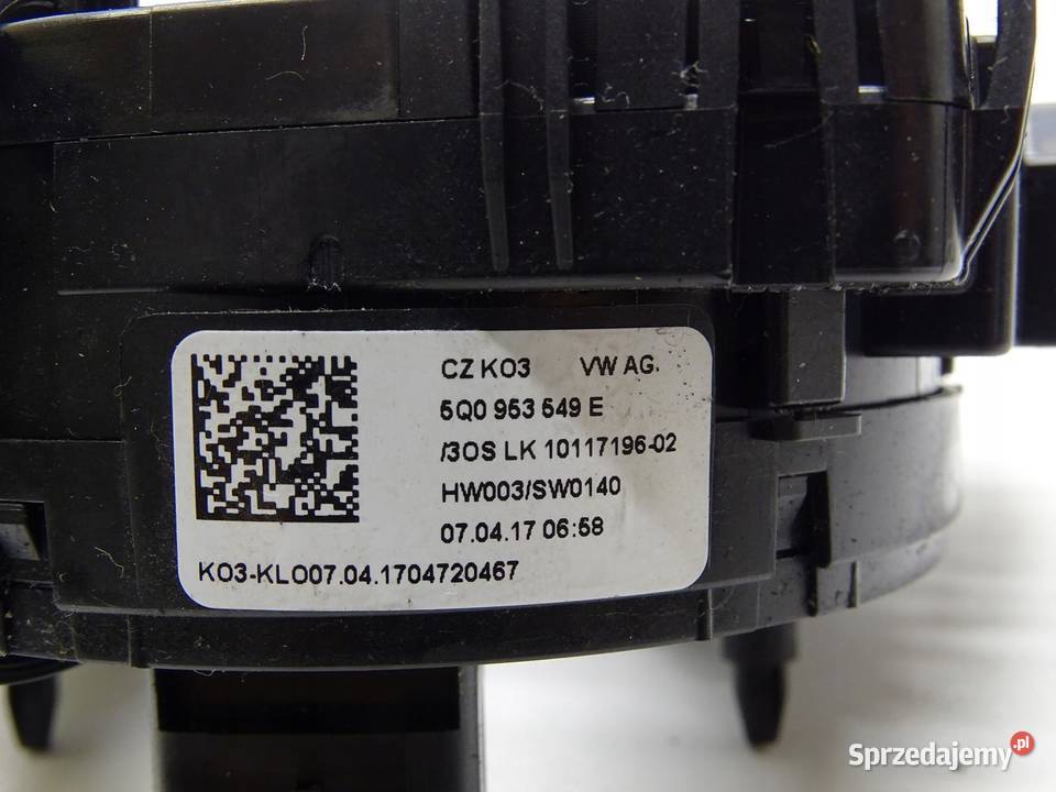TAŚMA ZWIJAK AIRBAG 5Q0953649E AUDI A3 8V osobowe