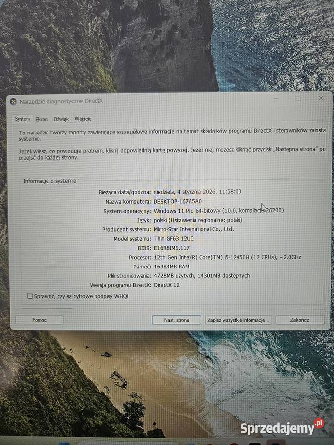 NOWY laptop gamingowy Asus Debrzno