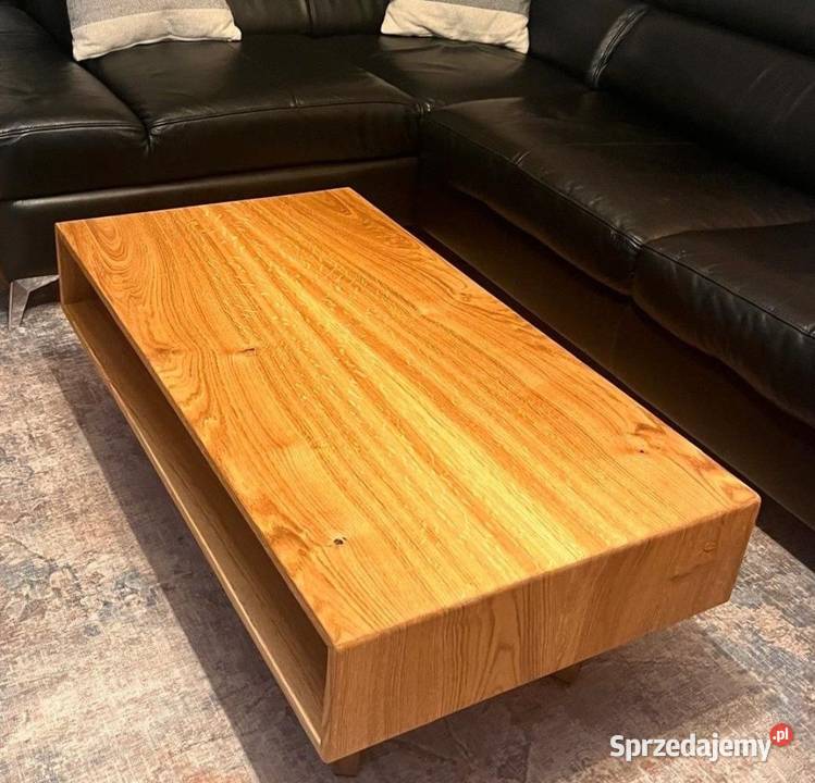 Stolik kawowy lite drewno dębowe Postolice