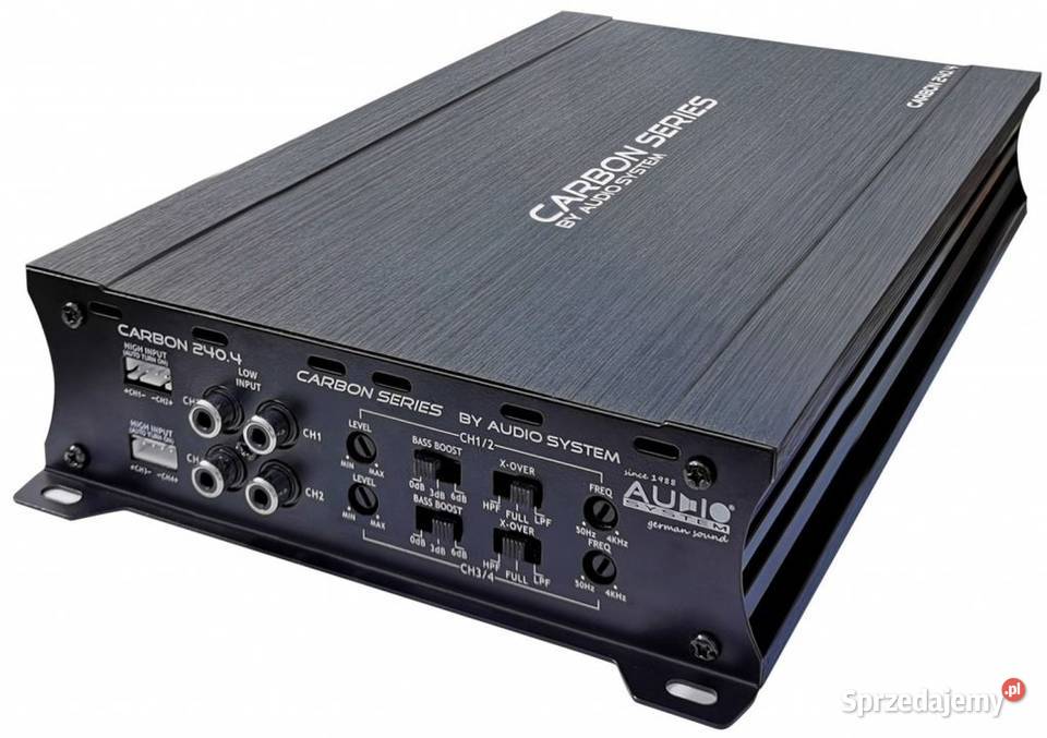 Wzmacniacz samochodowy 4kanałowy Audio System Łuszczów Drugi sprzedam