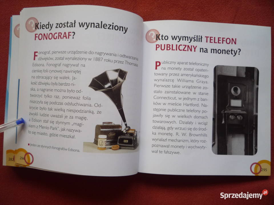 1000 pytań Odkrycia i wynalazki Nowa Szczecin sprzedam