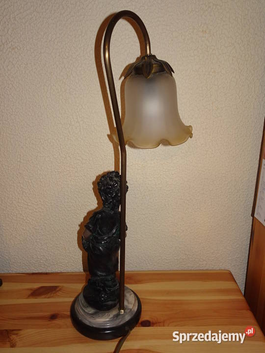 LAMPA Stojąca z PORTUGALII 58 z ALABASTRU z