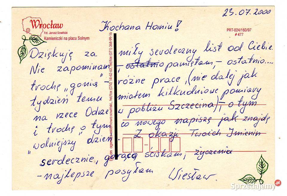 WROCŁAW KAMIENICZKI NA PLACU SOLNYM Krynki