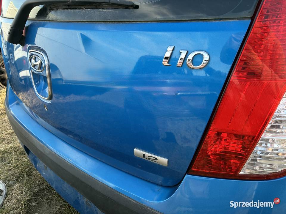 Klapa Tył Bagażnika Hyundai I10 Wisznice sprzedam