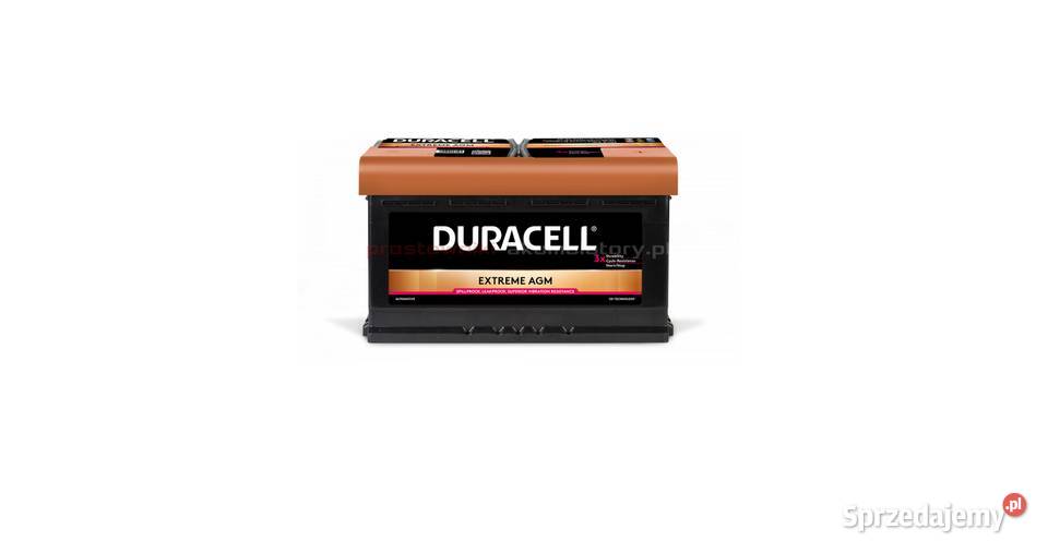 Akumulator Duracell 12V 80Ah 800A AGM Olsztyn