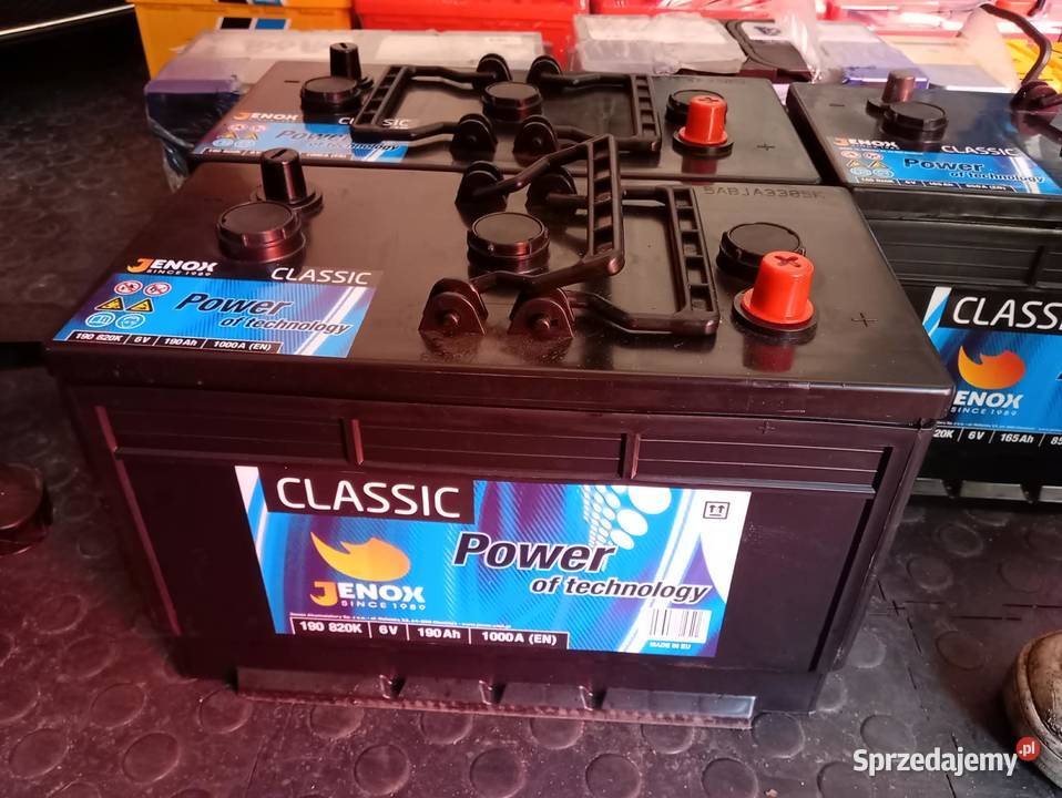 Akumulator Jenox Classic 6V 190Ah 1000a mazowieckie Siedlce