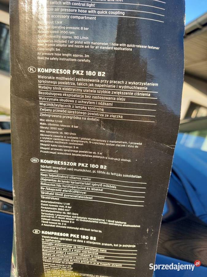 Kompresor PARKSIDE PKZ B2 Jastrzębie-Zdrój sprzedam