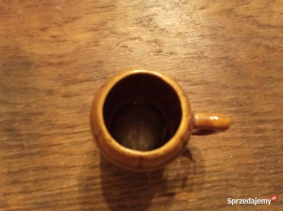Mini kufel brązowy PRL Warszawa sprzedam