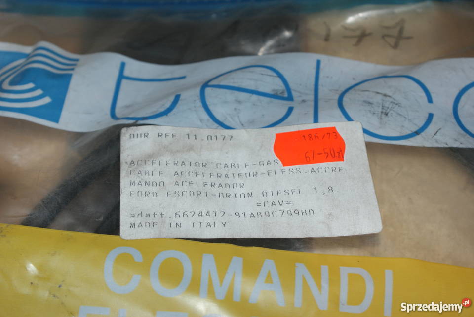 Linka gazu dł 1712mm FORD ESCORT 91 EXPRESS Białobrzegi sprzedam