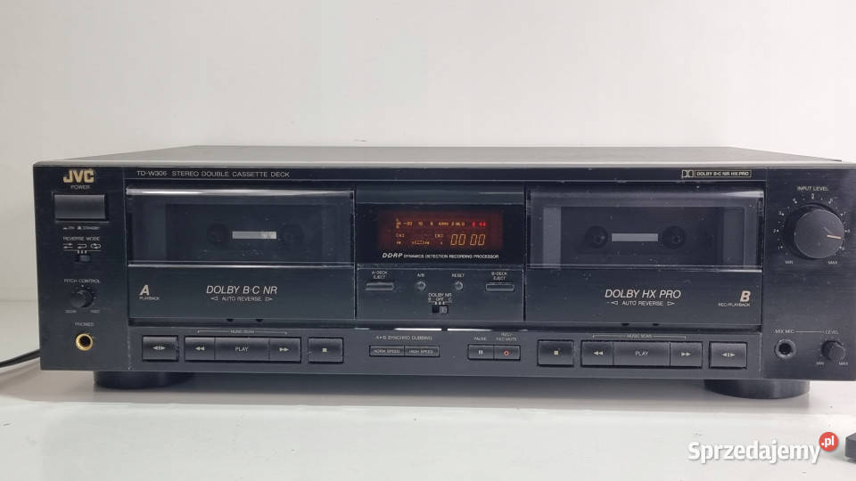 magnetofon catette deck JVC TD W 306 TDW306 Międzychód sprzedam