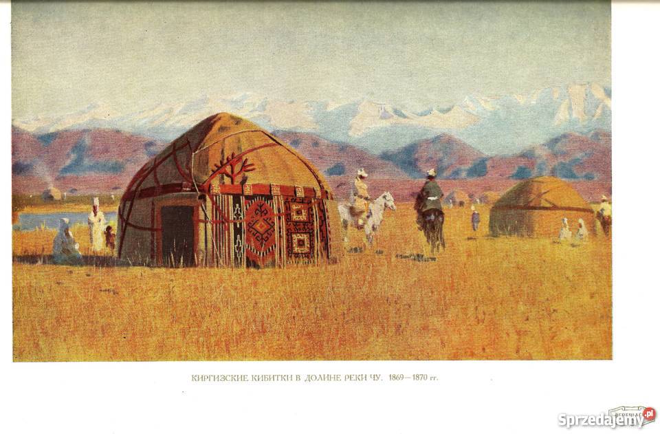 Reprodukcja Wasilij Wierieszczagin Kirgiskie Szczecin sprzedam