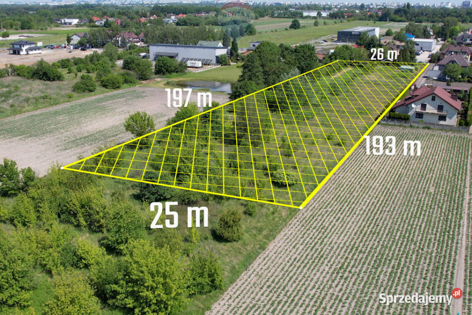 Działka na sprzedaż Ursynów Jeziorki Południowe 25.5m Warszawa