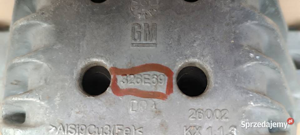 PODUSZKA ŁAPA SILNIKA OPEL ASTRA V K 10T 326E69 sprzedam