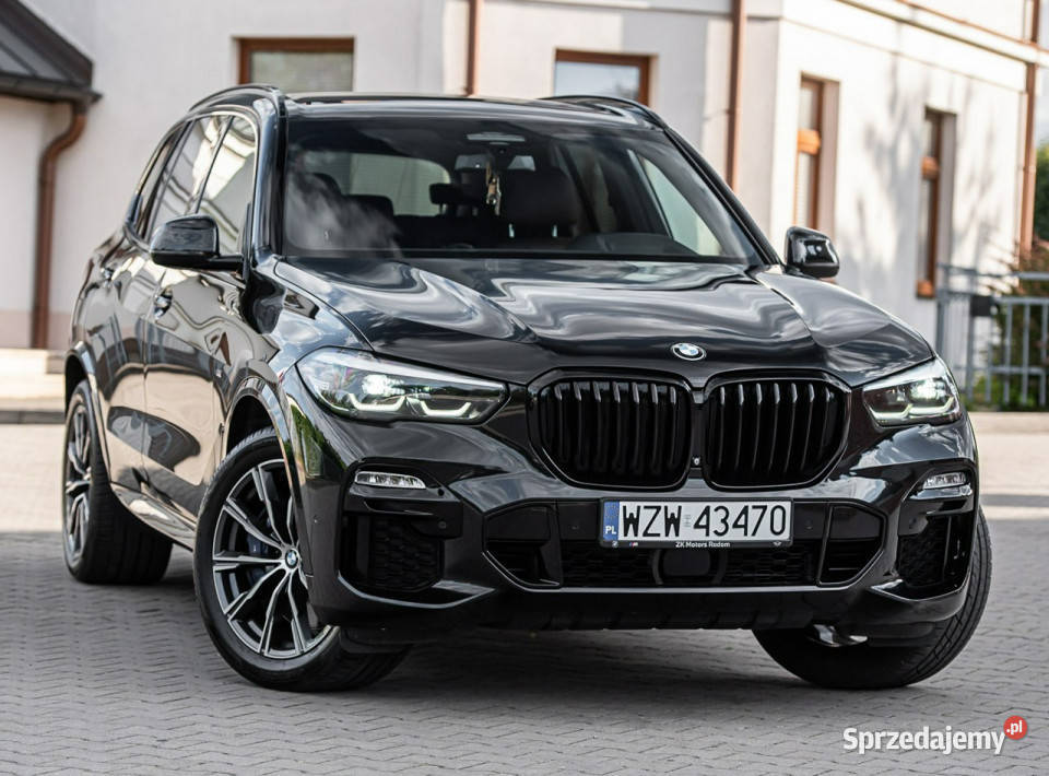 BMW X5 MPakiet Shadowline Super Stan Serwisowana czarny Zwoleń