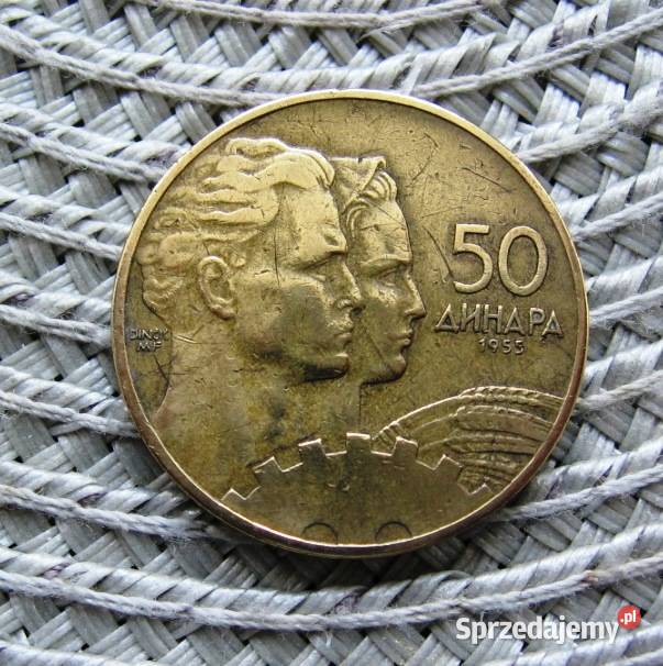 Jugosławia 50 Dinara 1955r Kalisz