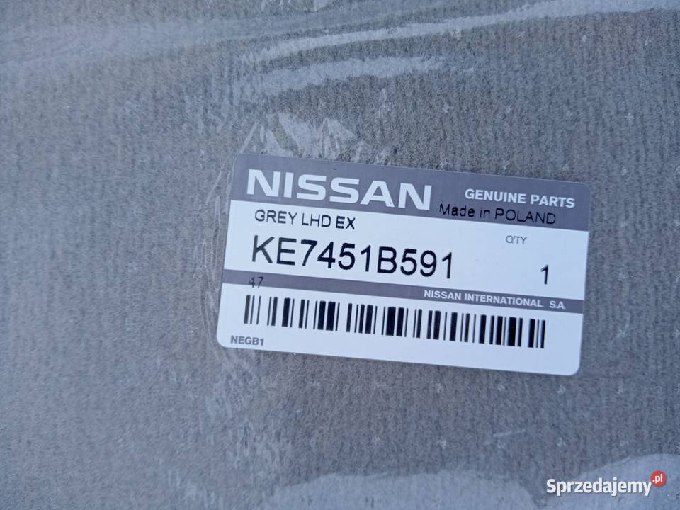 DYWANIKI WELUROWE SZARE INFINITI QX50 EX30d EX35 sprzedam