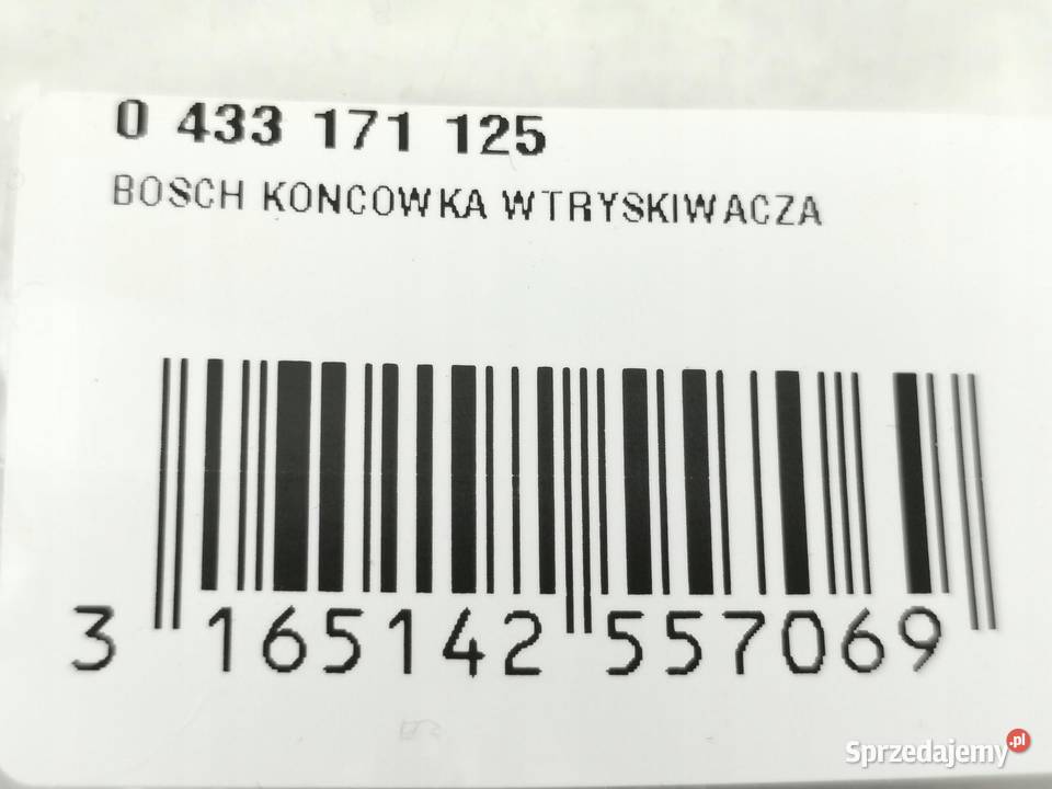 KOŃCÓWKA WTRYSKIWACZA BFM1015 BOSCH 0433171125 lubelskie