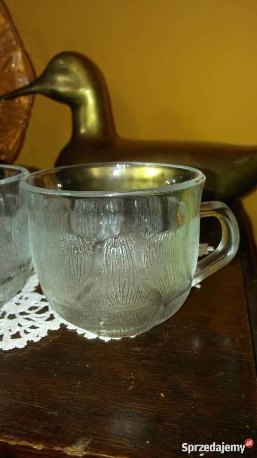 Wielka Misa do ponczu 12 filiżanek Francja Łódź