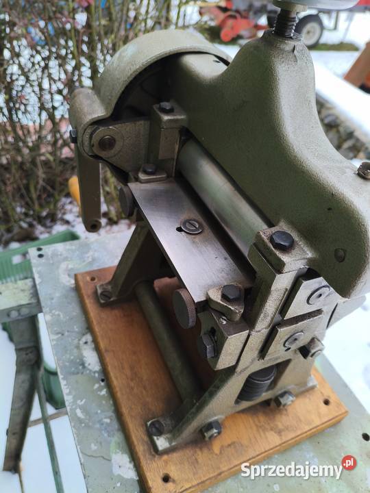 Ręczna krajarka rozcinarka Rafflenbeul do skóry Bogatynia