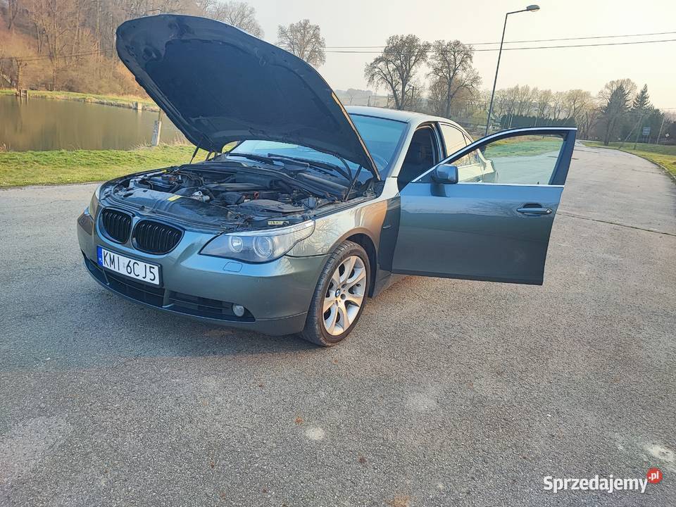 Bmw e60 530i m54b30 231 gaz dwu letni świeży małopolskie Miechów