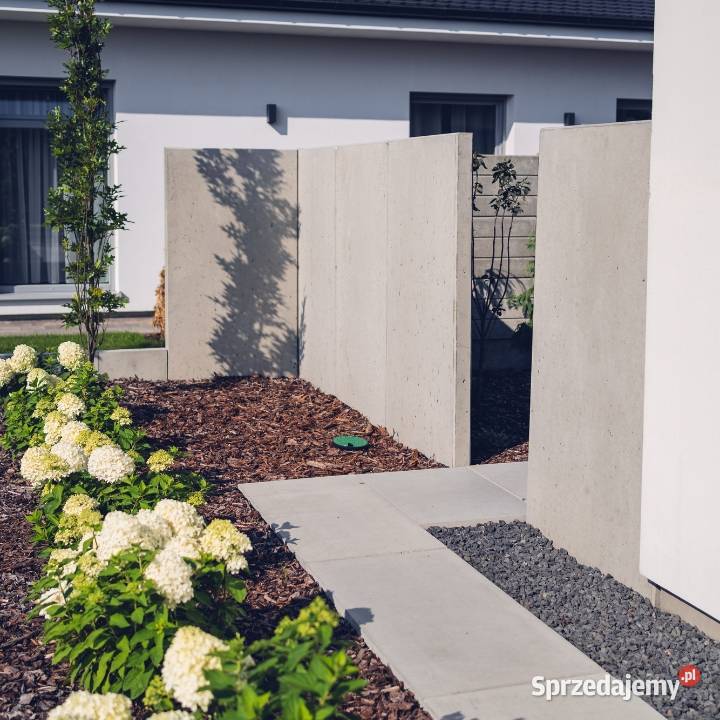 Mur Ogrodzeniowy 220cmx100 Beton małopolskie Gdów