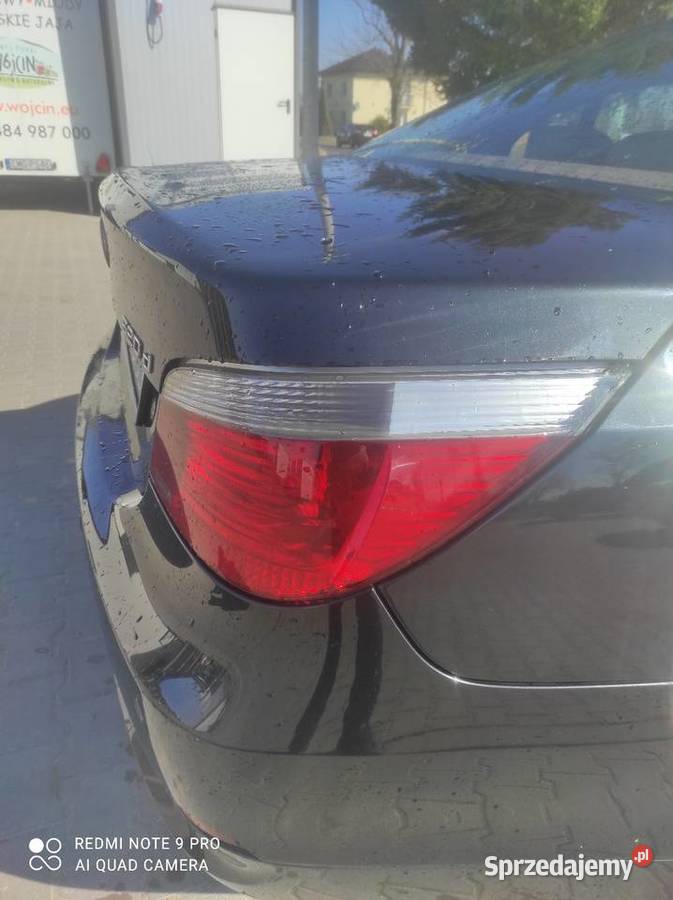 Zadbane BMW E 60Przed Lift2007CzarnySkóry tuner TV Inowrocław sprzedam